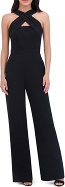 Vince Camuto Signature Cross Neck Jumpsuit