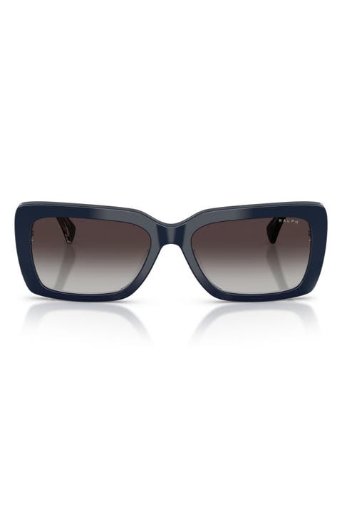 56mm Rectangular Sunglasses