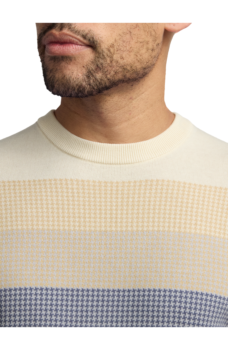 Paul Fredrick Cotton Crewneck Sweater, Alternate, color, Multi
