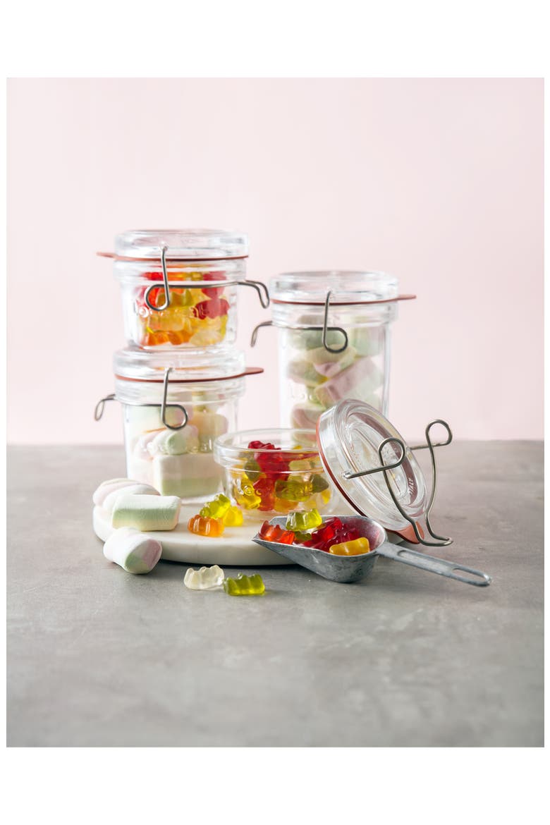 Lock Eat 3-Piece Sealed Storage Container Set, Alternate, color, CLEAR