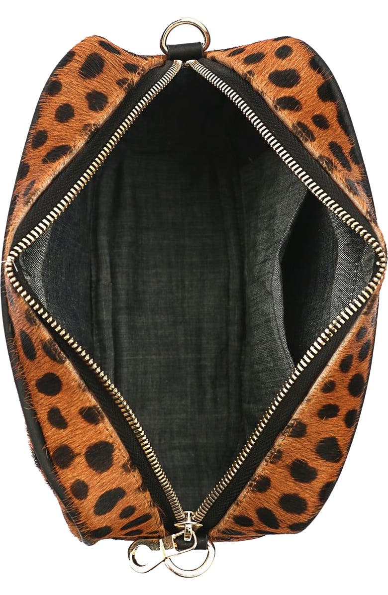 The Artisan & Company Leopard Leather Camera Bag, Alternate, color,