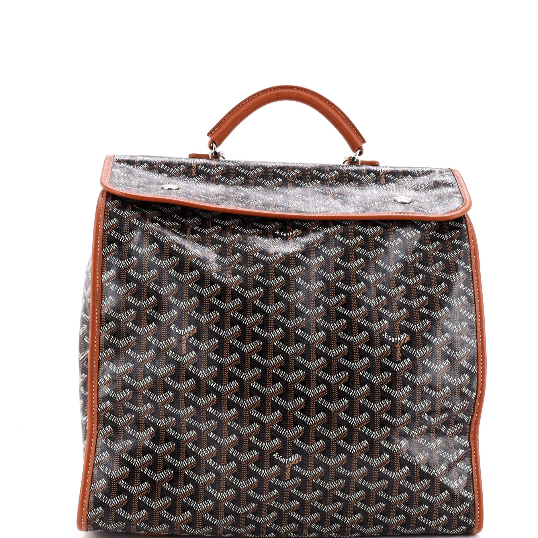 81036096 Saint Leger Briefcase Backpack Coated Canvas, Main, color, 