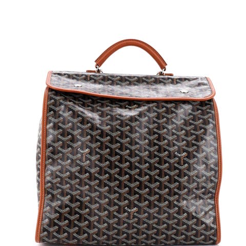 Saint Leger Briefcase Backpack Coated Canvas