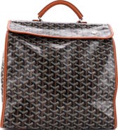 Pre-Owned Goyard Saint Leger Briefcase Backpack Coated Canvas
