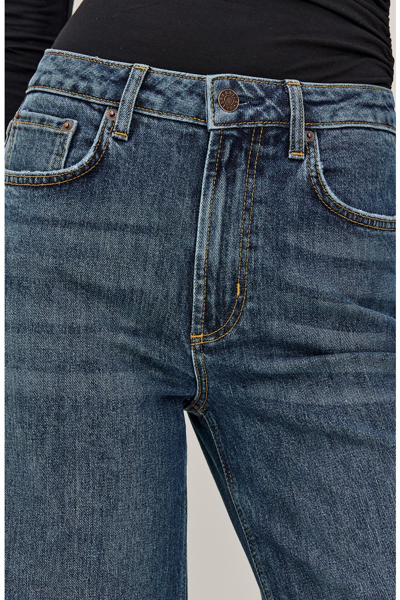 Getty Crop High Waist Wide Leg Jeans, Alternate, color, CREEKSIDE