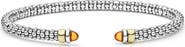 LAGOS Caviar 14k Gold & Sterling Silver Peridot Bracelet