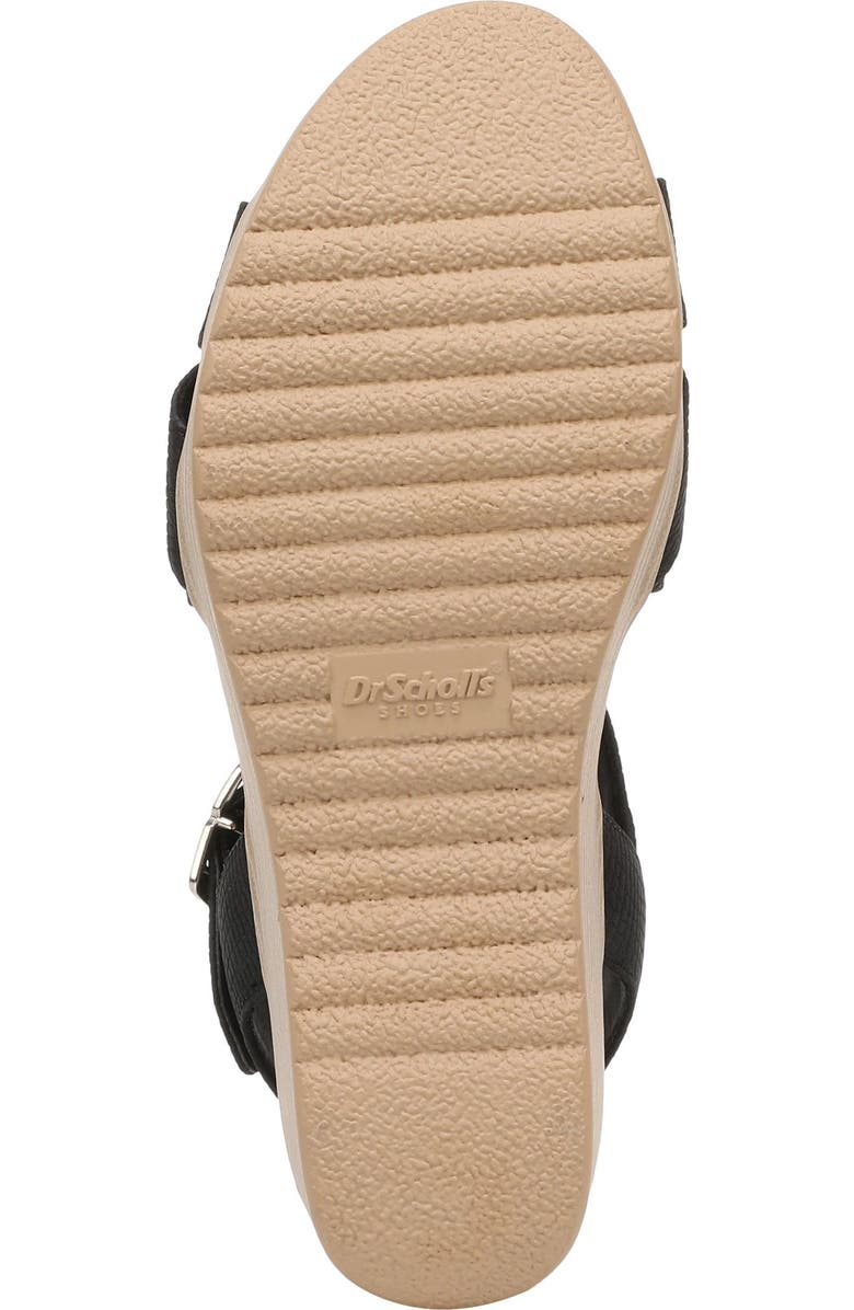 Dr. Scholl's Cali Beach Slingback Platfrom Wedge Sandal, Alternate, color, Black