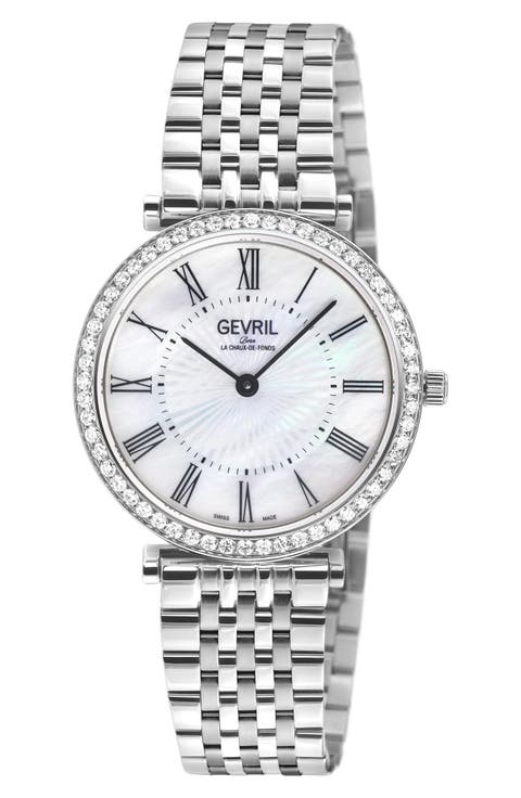 Atelier Diamond Pavé Bracelet Watch, 32mm - 1.0ct