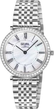 GEVRIL Atelier Diamond Pavé Bracelet Watch, 32mm - 1.0ct