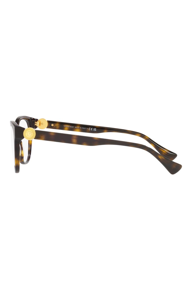 55mm Cat Eye Optical Glasses, Alternate, color, HAVANA