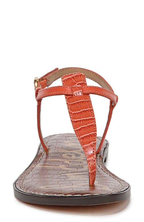 Sam Edelman Gigi Sandal In Orange Sunrise