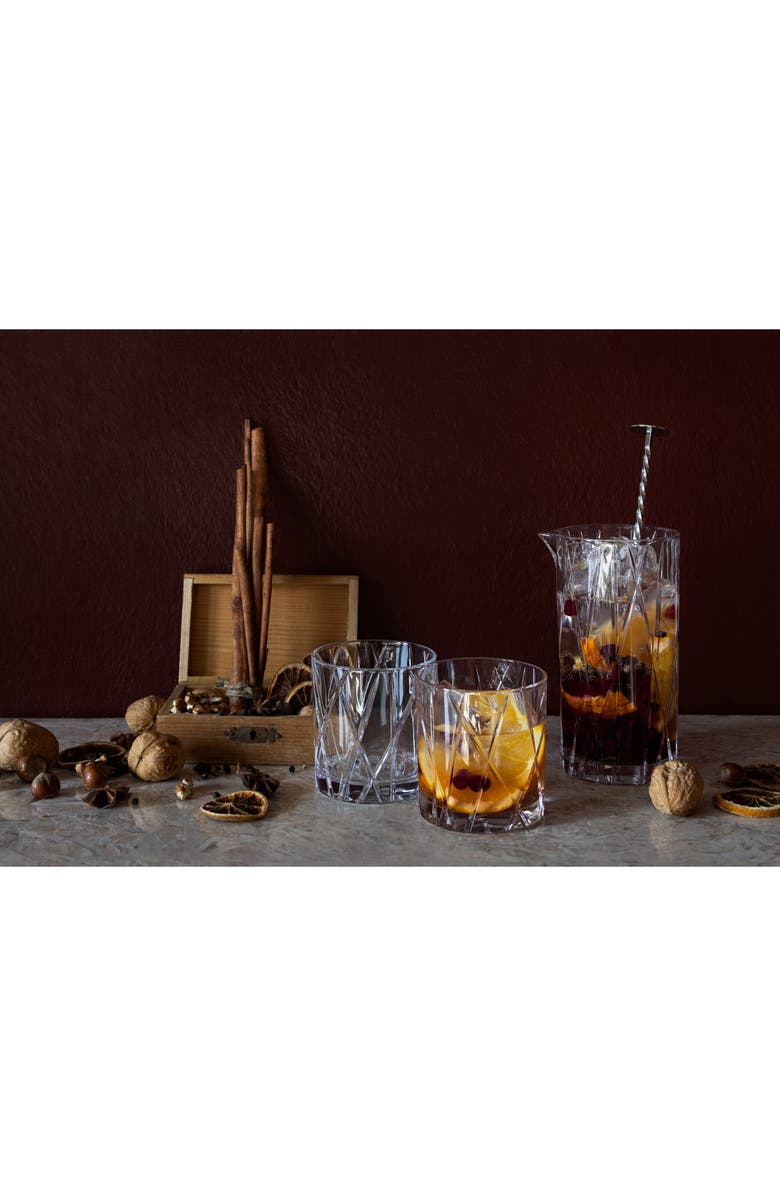 Orrefors City Set of 4 Crystal Old Fashioned Glasses, Alternate, color, Clear