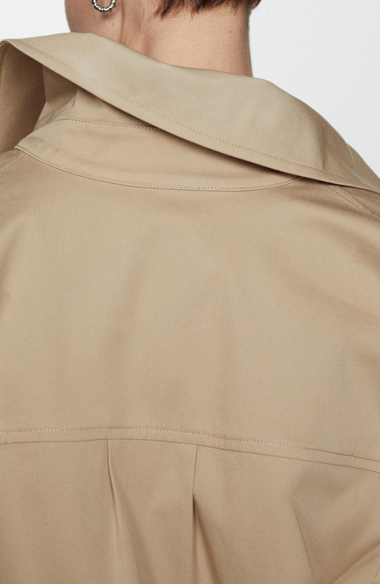 MANGO Oversize Cotton Overshirt, Alternate, color, 