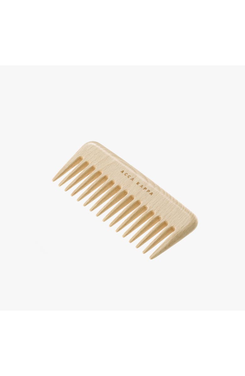 ACCA KAPPA Small Beech Wood Comb, Main, color, Wood