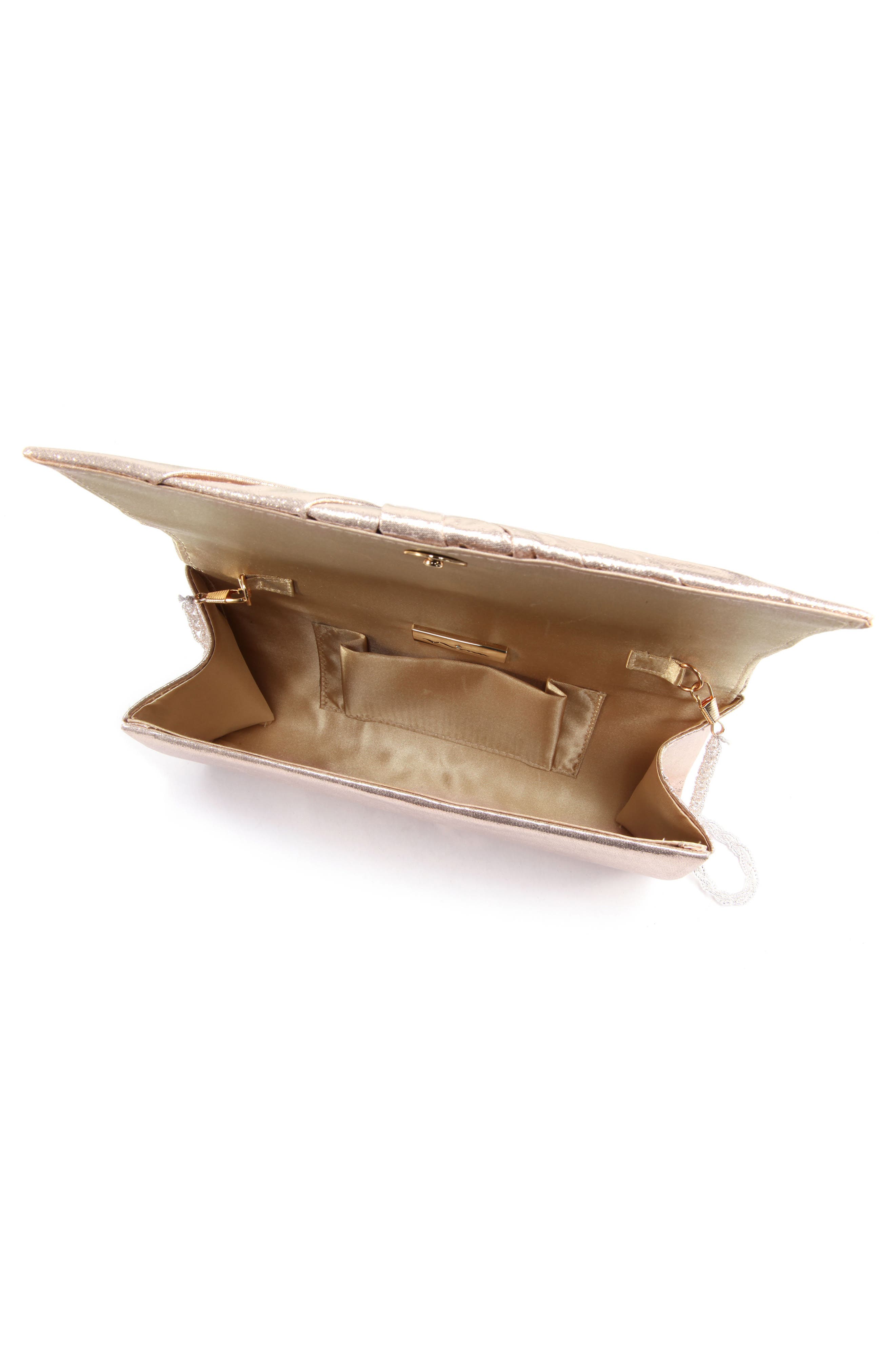 Nina Durham Twisted Knot Clutch, Alternate, color, 