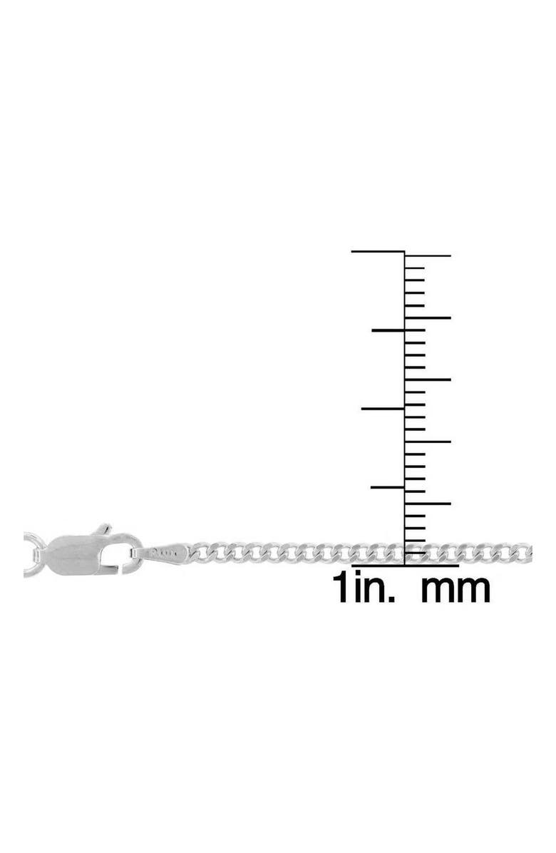 A&M Sterling Silver Cuban Link Necklace, Alternate, color, Silver