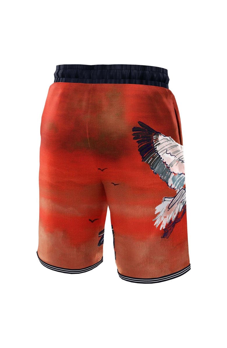 NBA X KIDSUPER Unisex NBA & KidSuper Studios by Fanatics Red New Orleans Pelicans Hometown Shorts, Alternate, color, Red