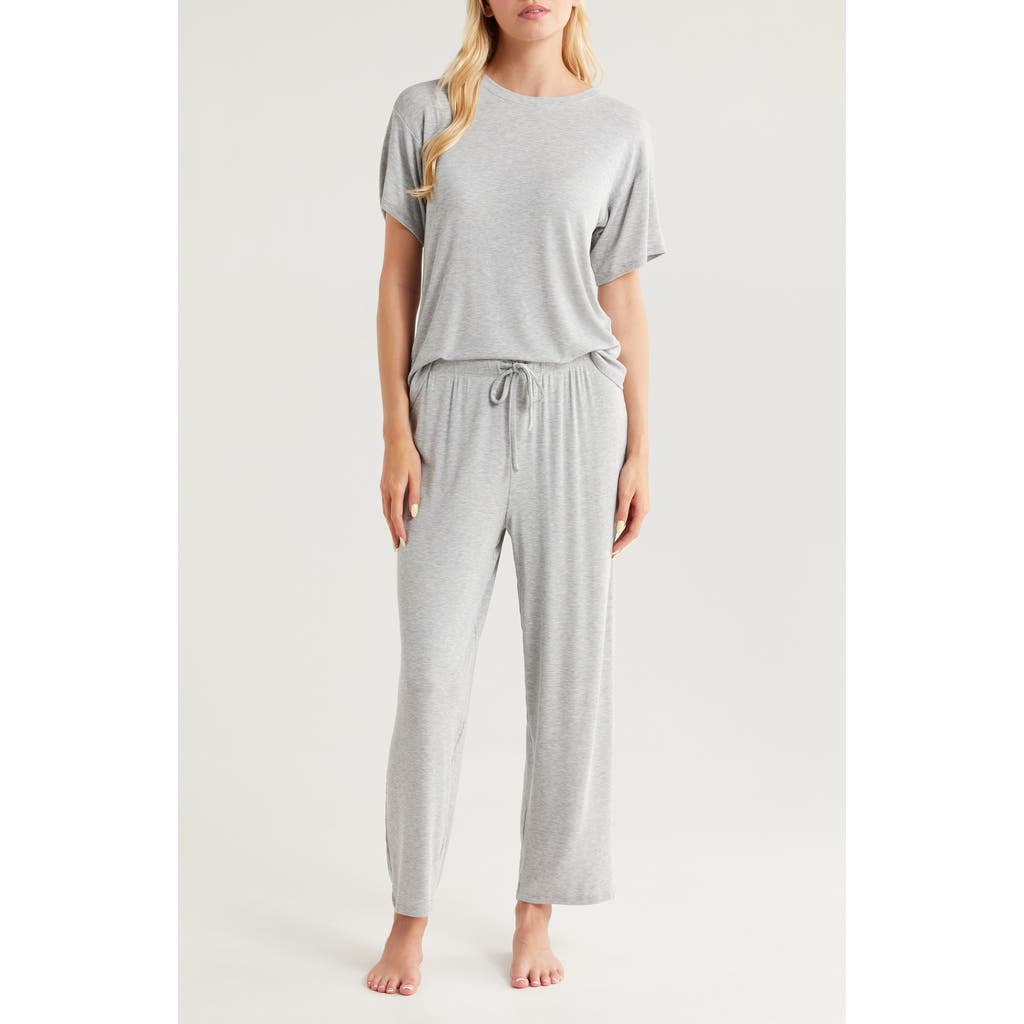 Nordstrom Moonlight Eco Easy Rib Pajamas In Gray