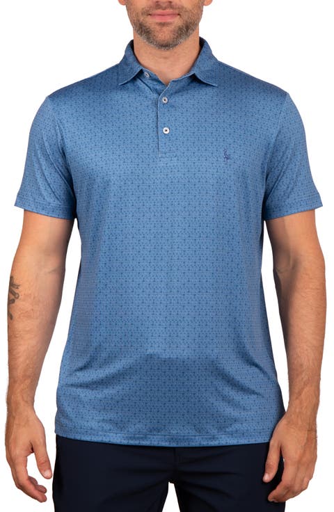 Martini Glass Printed Polo