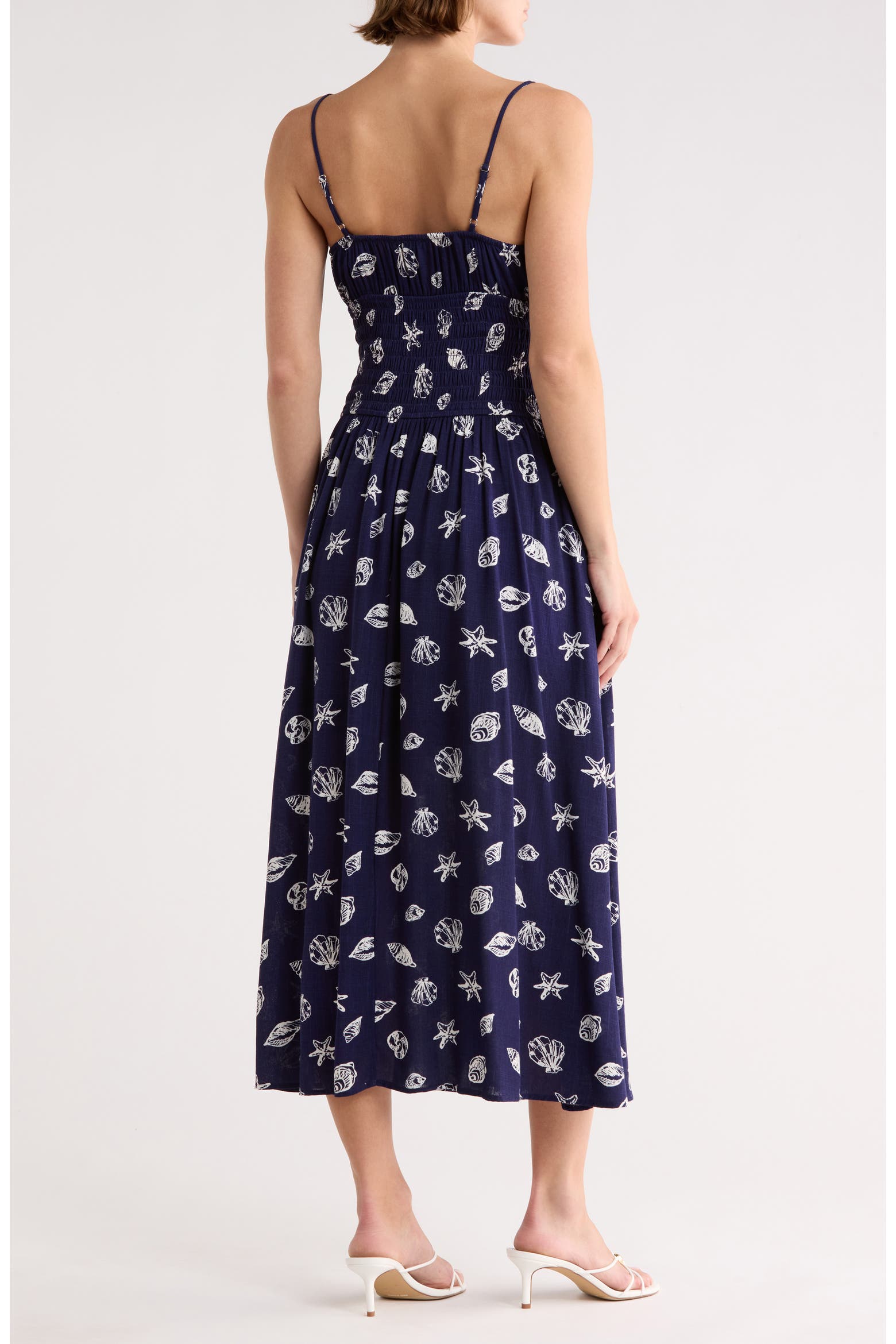 Shell Print Midi Sundress (Women) | Nordstromrack