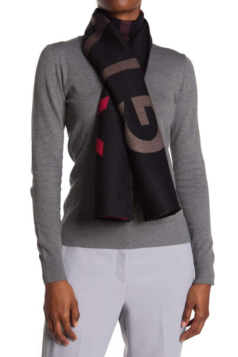 Degrade Scarf, Main, color, BLACK RED