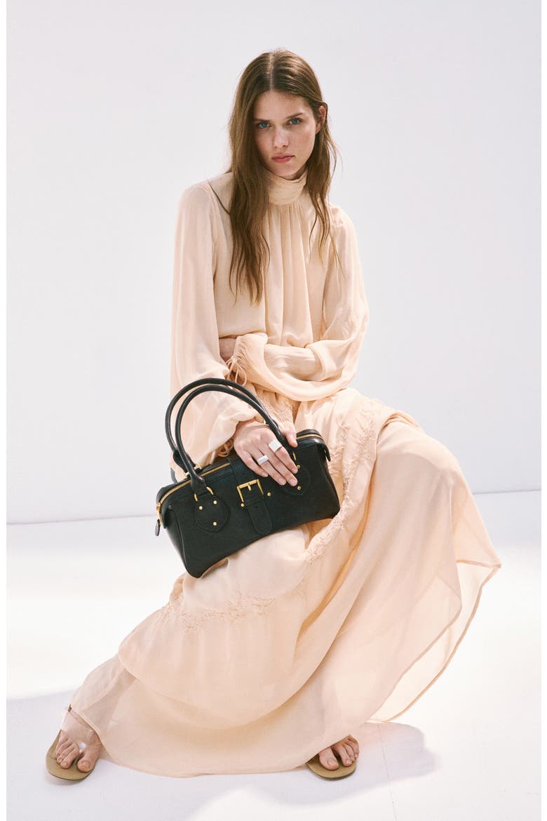 Long Sleeve Maxi Dress, Alternate, color, PALE PINK