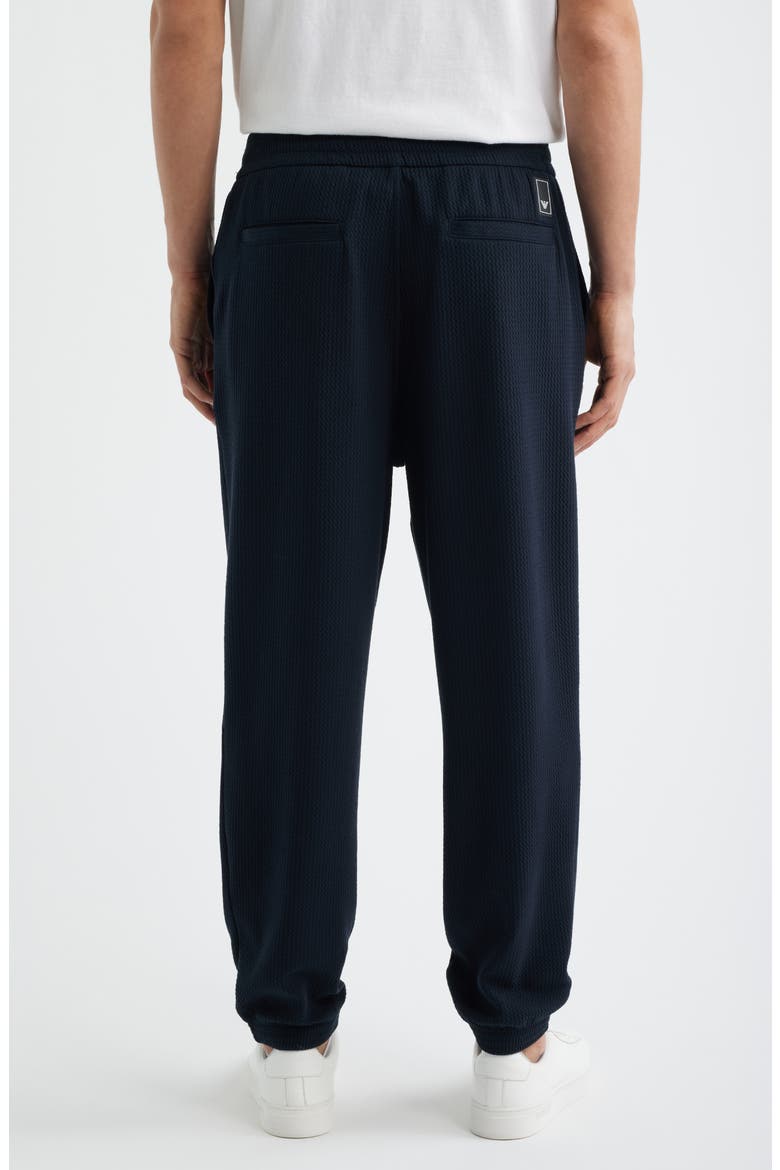 Textured Jersey Joggers, Alternate, color, SOLID BLUE NAVY