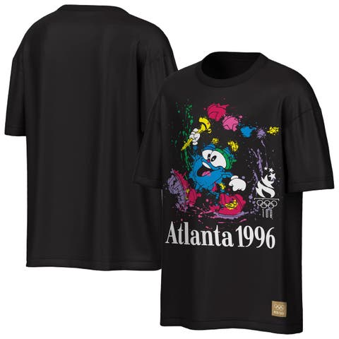 Men's Outerstuff Black Olympic Games Atlanta 1996 Summer Olympics Izzy Essence T-Shirt