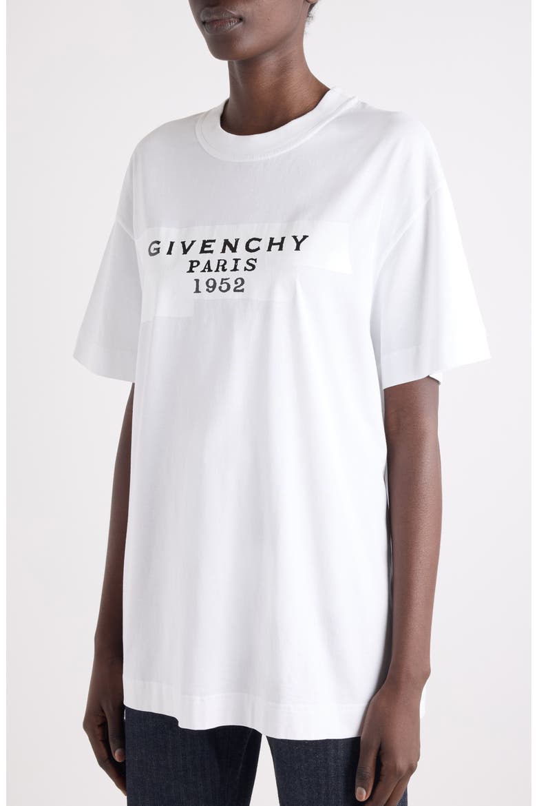 Boxy Logo Graphic T-Shirt, Alternate, color, WHITE