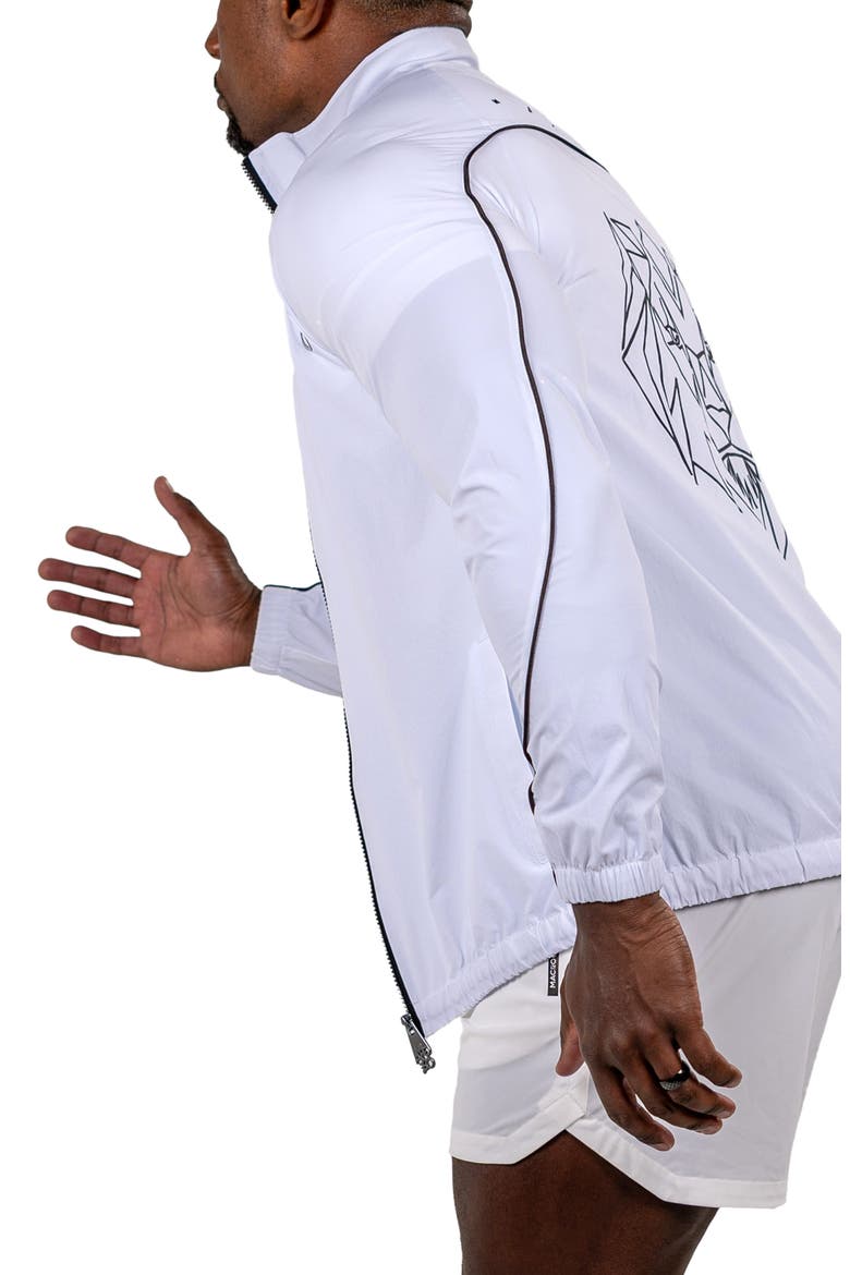 Performance Full Zip Athletic Jacket, Alternate, color, WHITE