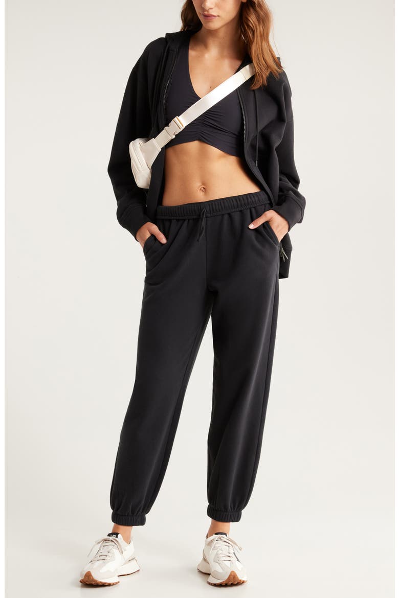 Cloud Fleece Joggers, Alternate, color, BLACK