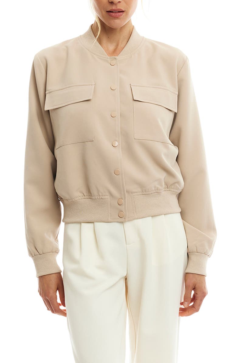 LBLC the label Oakley Bomber Jacket, Main, color, Taupe