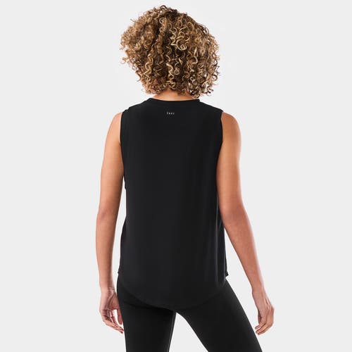 Tavi High Neck Muscle Tank In Black