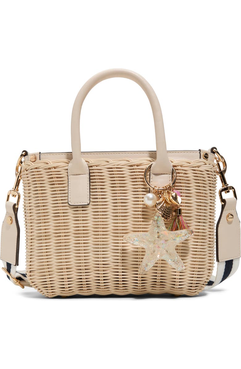 ALDO Seasparkle Rattan Handbag, Main, color,