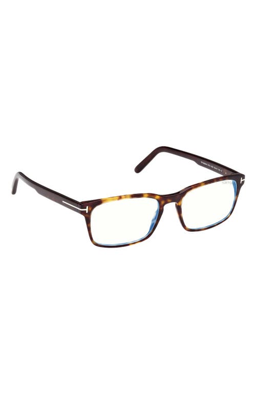 Tom Ford 54mm Rectangular Blue Light Blocking Glasses