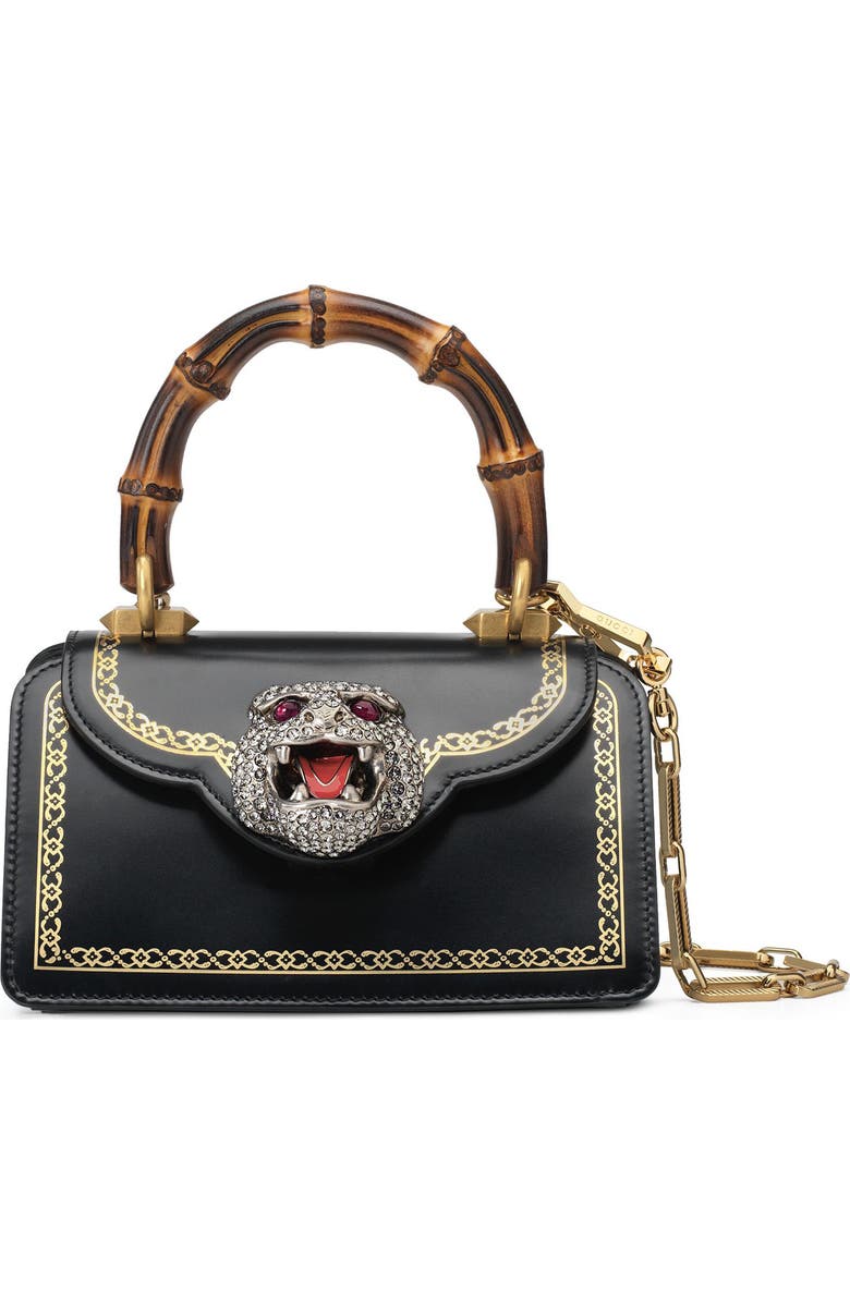 Gucci Mini Thiara Top Handle Leather Satchel, Main, color,