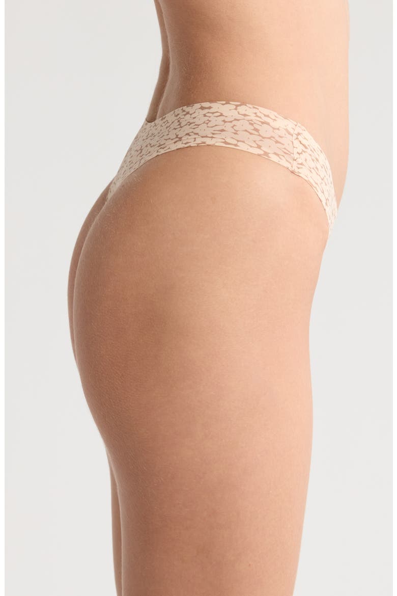 Soft Stretch Thong, Alternate, color, NORAH NUDE PRINT