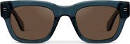 WMP Eyewear Clint - 50mm Rectangular Polarized Sunglasses