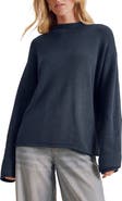 Splendid Elsie Cotton Blend Roll Edge Sweater