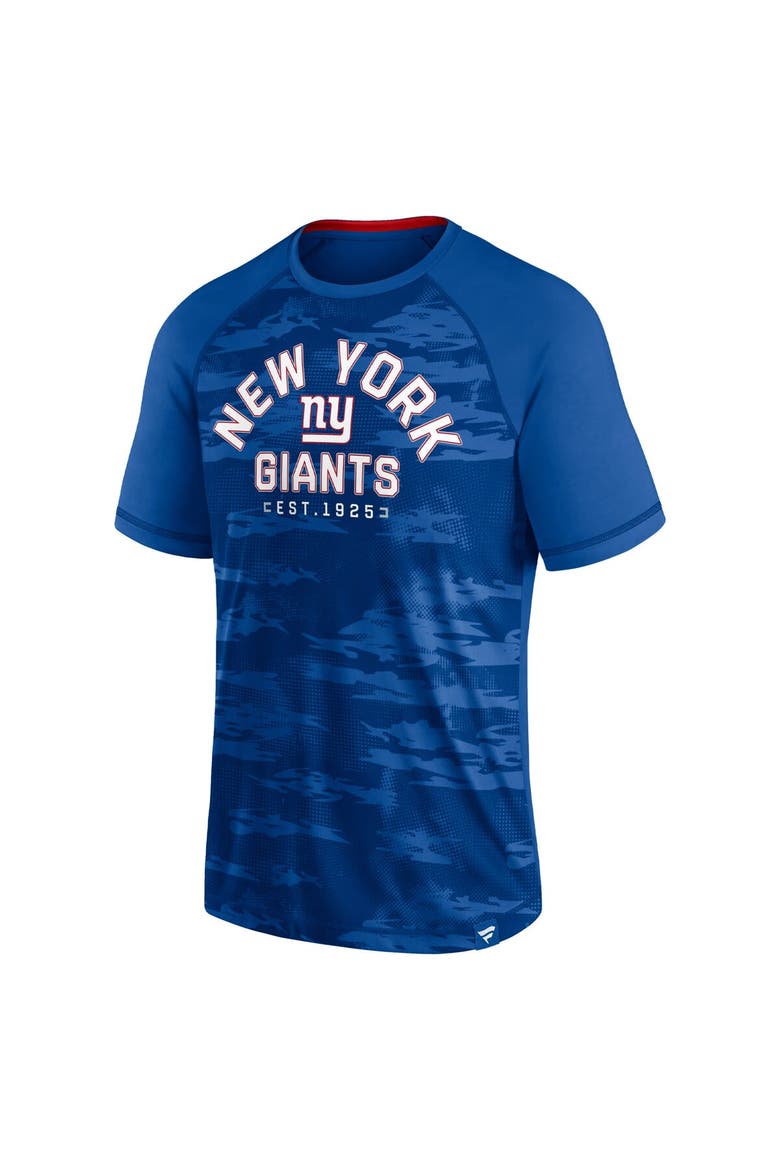 Men's Fanatics Branded Royal New York Giants Hail Mary Raglan T-Shirt, Alternate, color, Royal