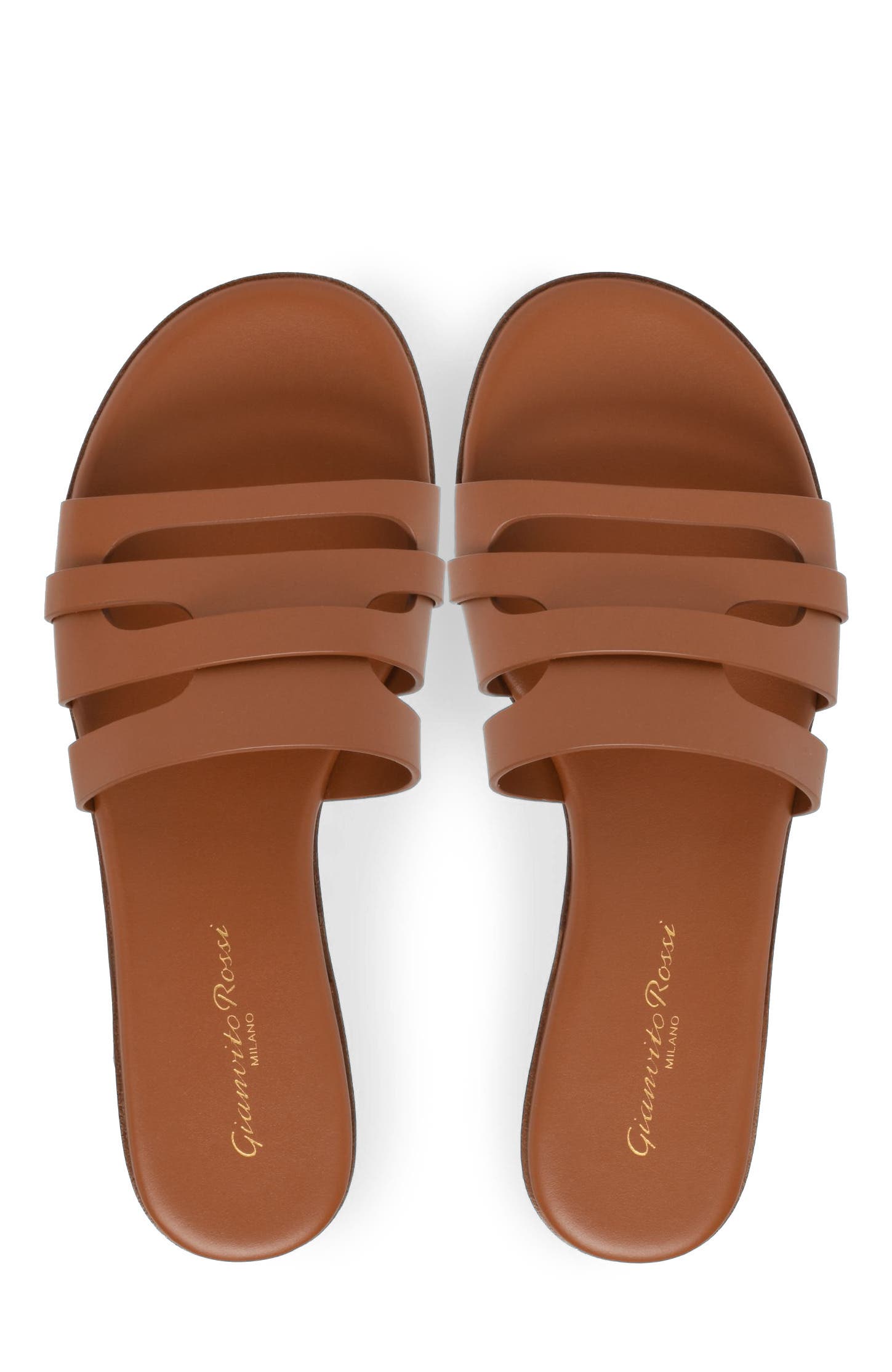 Gianvito Rossi Nora Mule, Alternate, color, Brown Calf