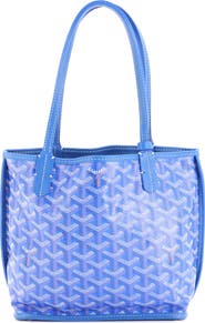 Pre-Owned Goyard Anjou Reversible Tote Coated Canvas Mini