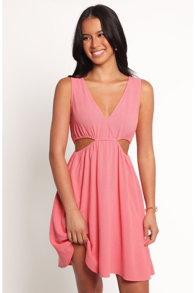 Raelle Sleeveless Fit & Flare Dress, Alternate, color, PINK