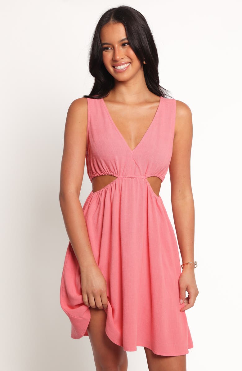 Petal & Pup Raelle Sleeveless Fit & Flare Dress, Alternate, color, Pink