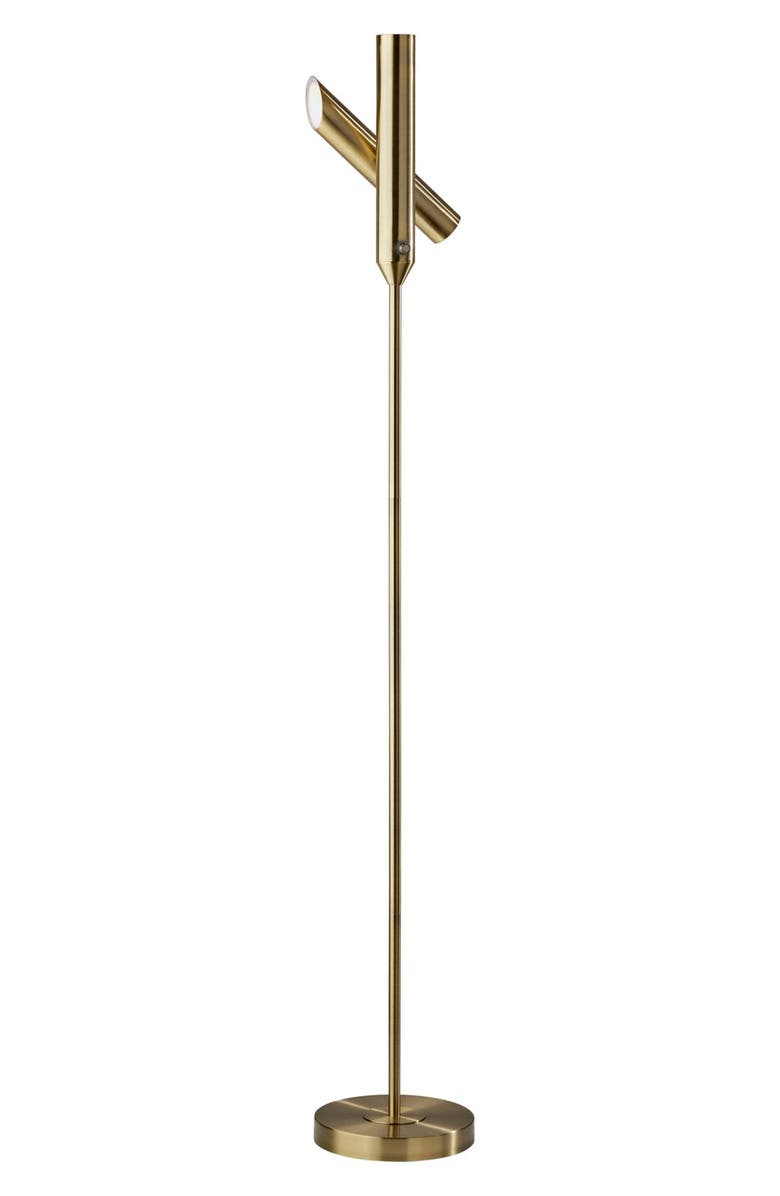 ADESSO LIGHTING Vega LED Torchiere Floor Lamp, Main, color, 