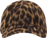 Lanvin LEOPARD PRINT CAP