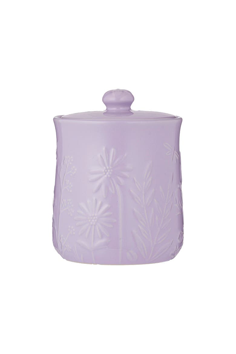 In The Meadow Small Storage Crock, 6" x 4.5", Main, color, Tulip