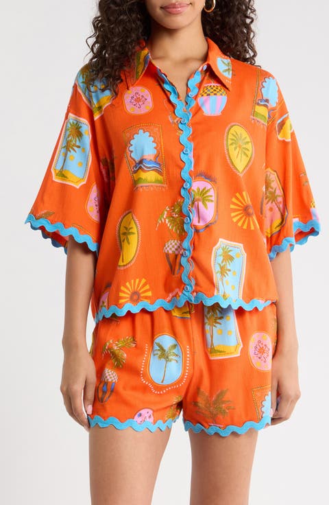 Maury Postcard Marnie Button-Up Shirt
