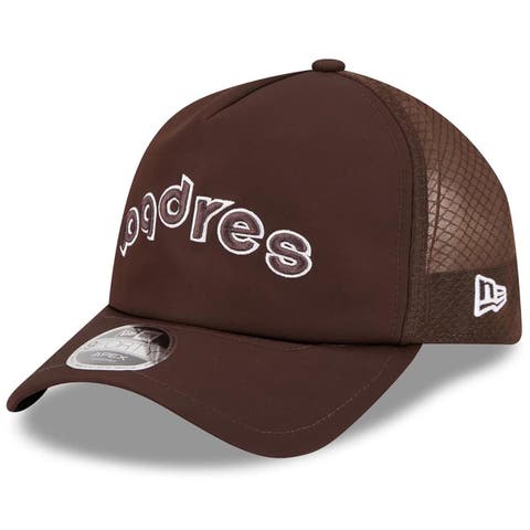 Men's New Era Brown San Diego Padres 2026 Batting Practice Alternate Apex 9FORTY Adjustable Hat