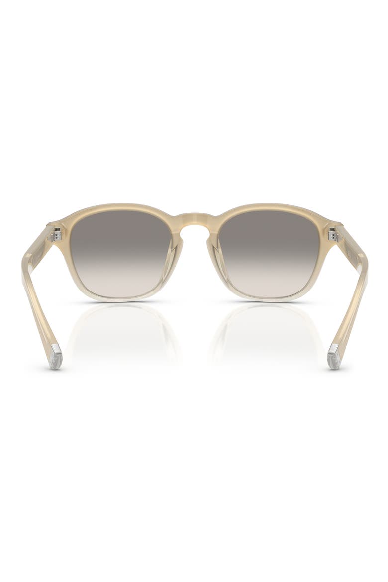 50mm Square Sunglasses, Alternate, color, WHITE/GREY/BEIGE